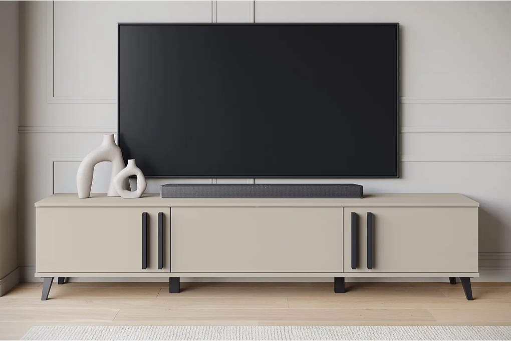 MINIO go for it, Szafka rtv HURON 180 cm congo/czarny