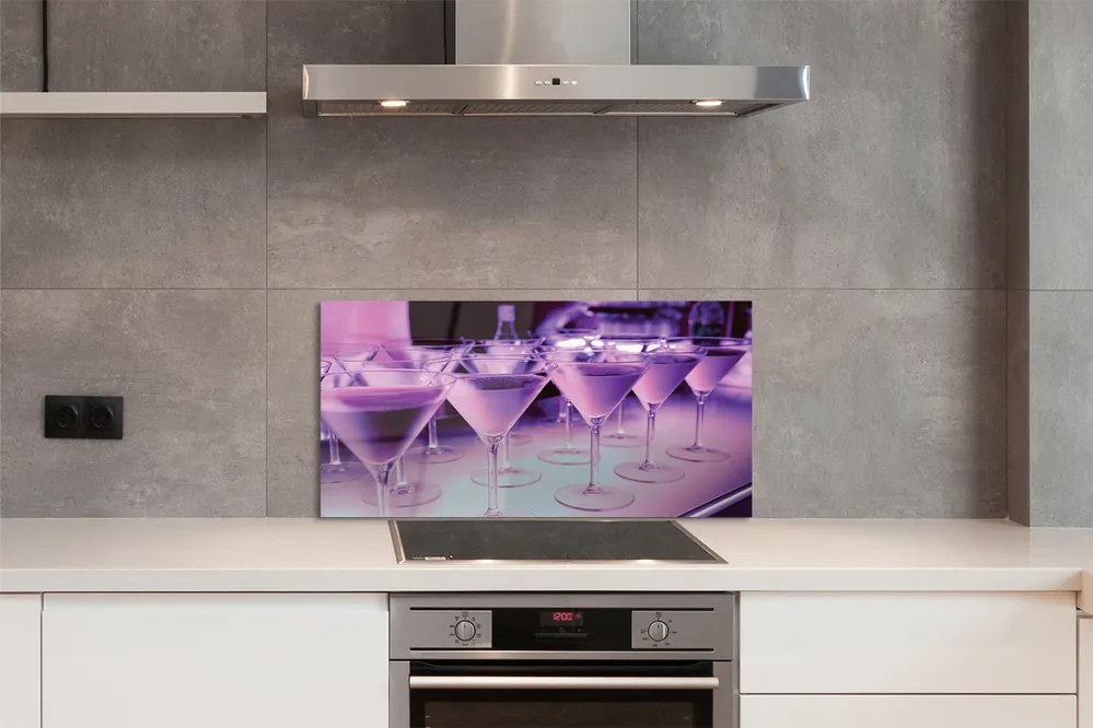 Szklany Panel Wykwintne Koktajle w Szkle