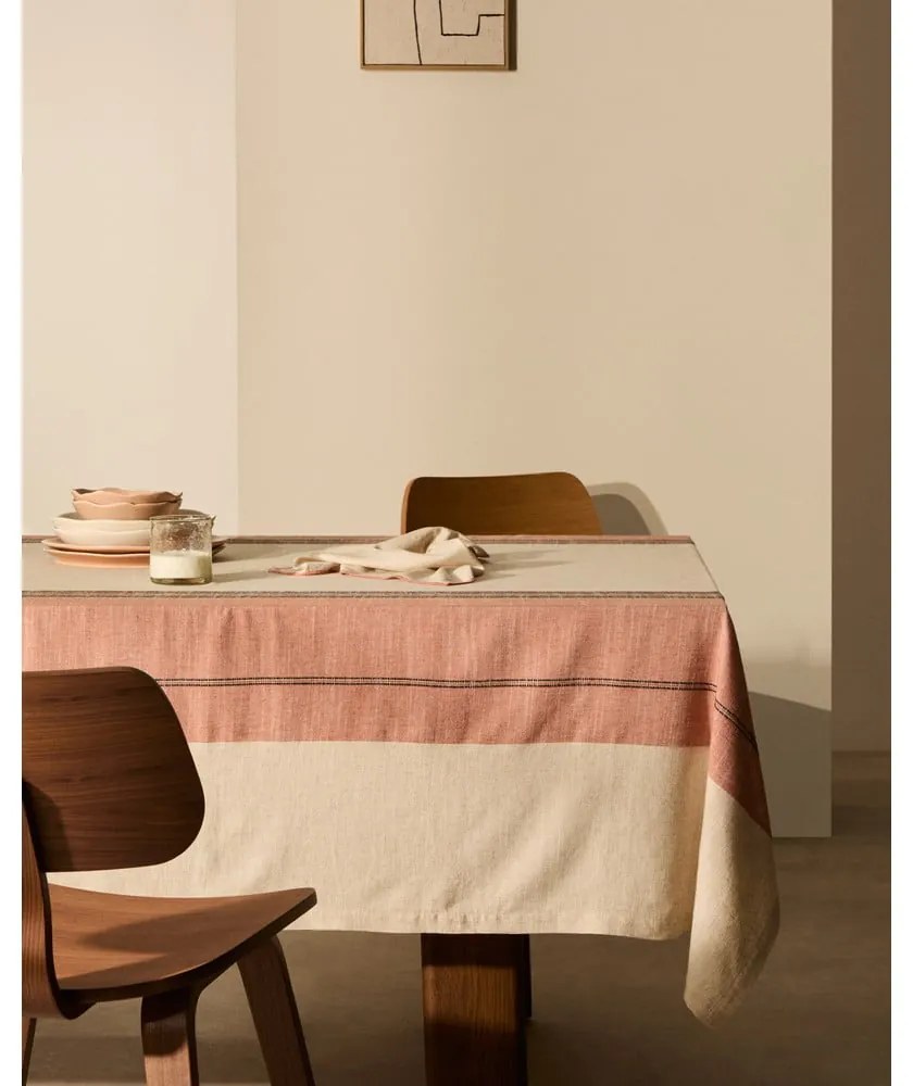 Obrus z mieszanki lnu 170x250 cm Veliat – Kave Home
