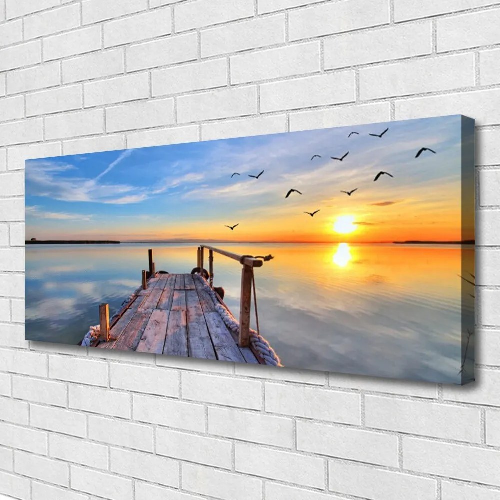 Duży obraz na płótnie Most Wiszący nad Cieśniną