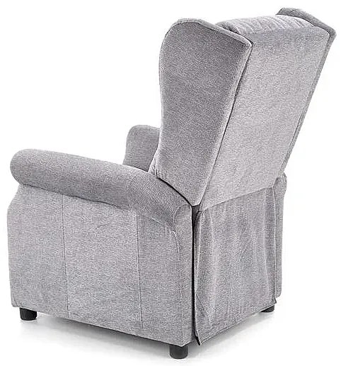 Popielaty fotel masujący - Nika 3X