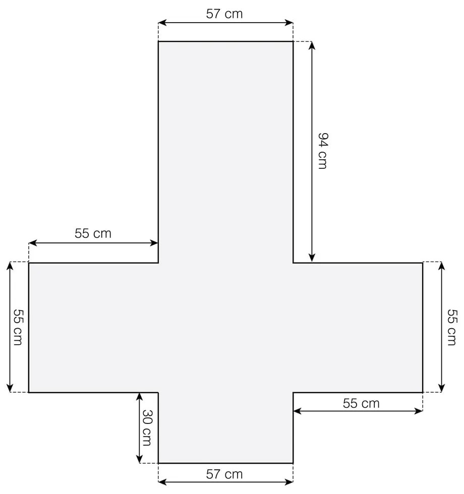 Czerwony ochronny pokrowiec na fotel 165 cm Lounge – douceur d'intérieur
