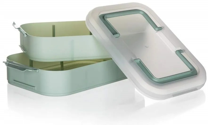 Banquet Party box CULINARIA 40 x 28 x 17,8 cm, miętowy