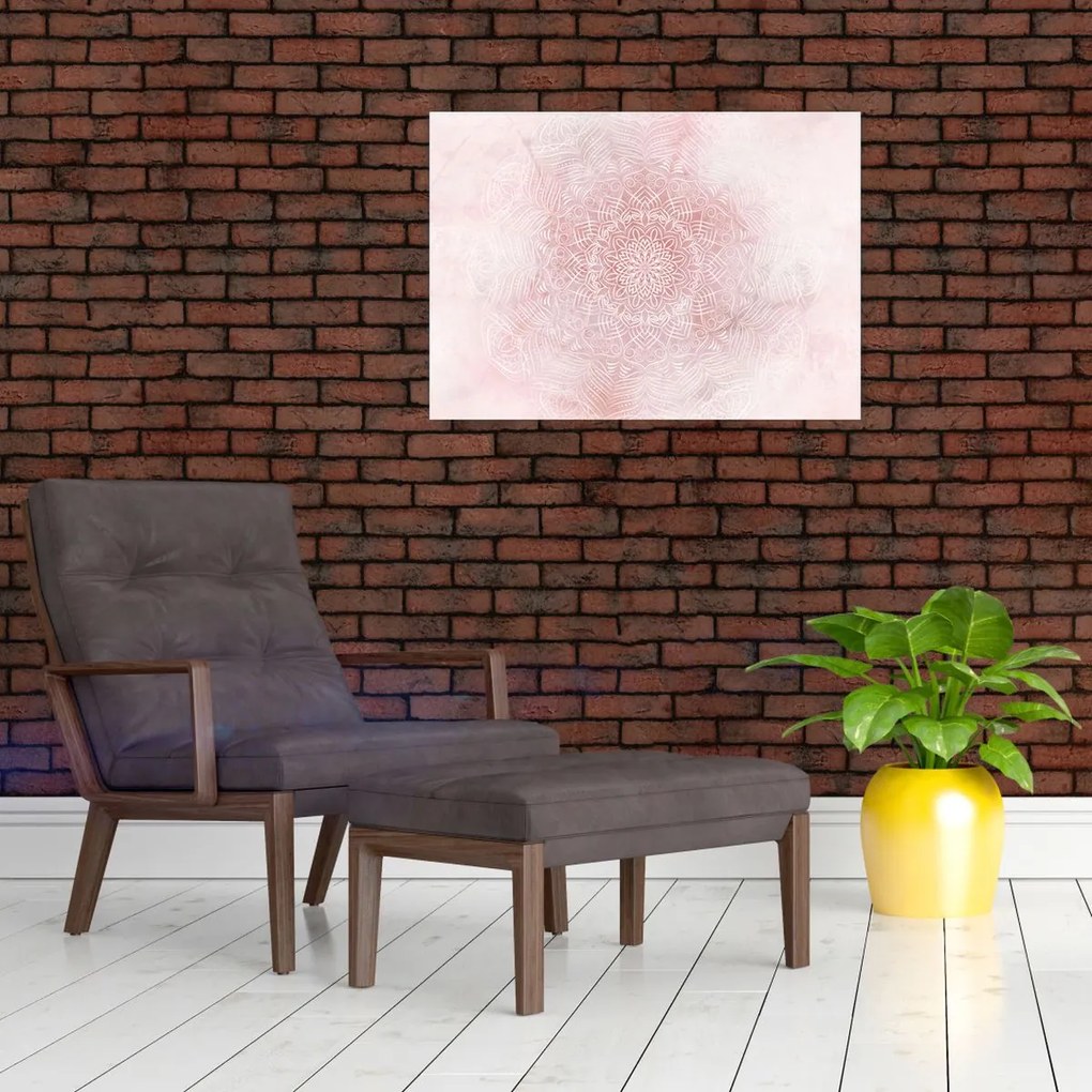 Obraz - Różowa mandala (70x50 cm)