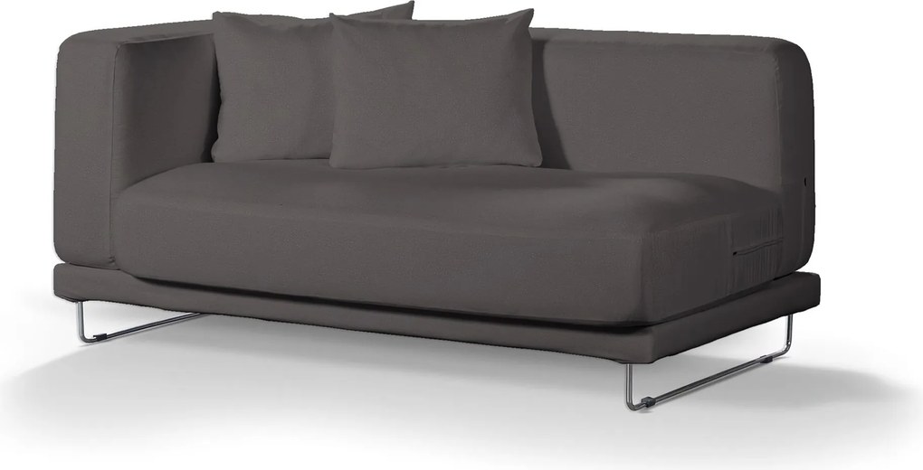 Pokrowiec na sofę  Tylösand 2-osobową nierozkładaną kolor brązowy tkanina welwetowa