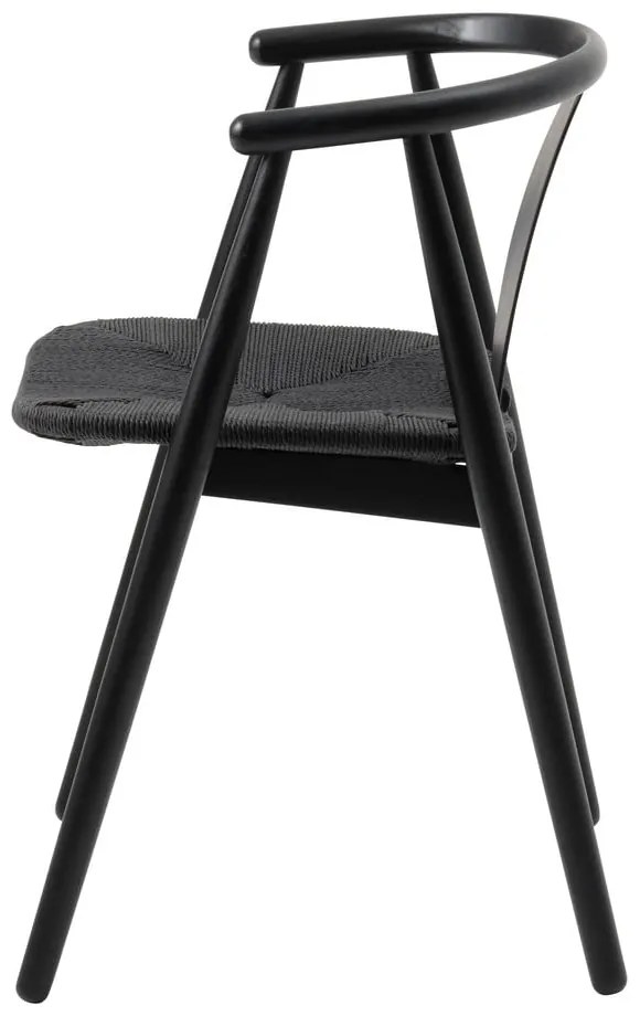 Czarne krzesło Relate – Unique Furniture