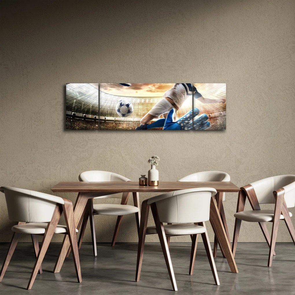 Obraz - Piłkarz (170x50 cm)