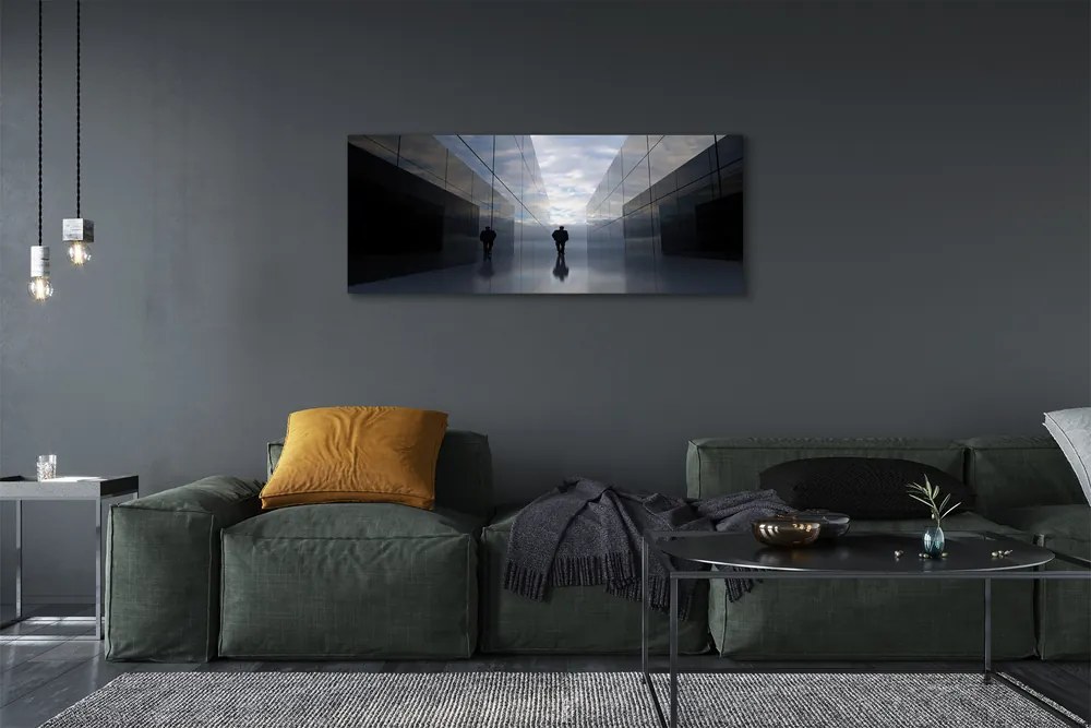 Obraz na płótnie Niebo w Lustrzanym Odbiciu