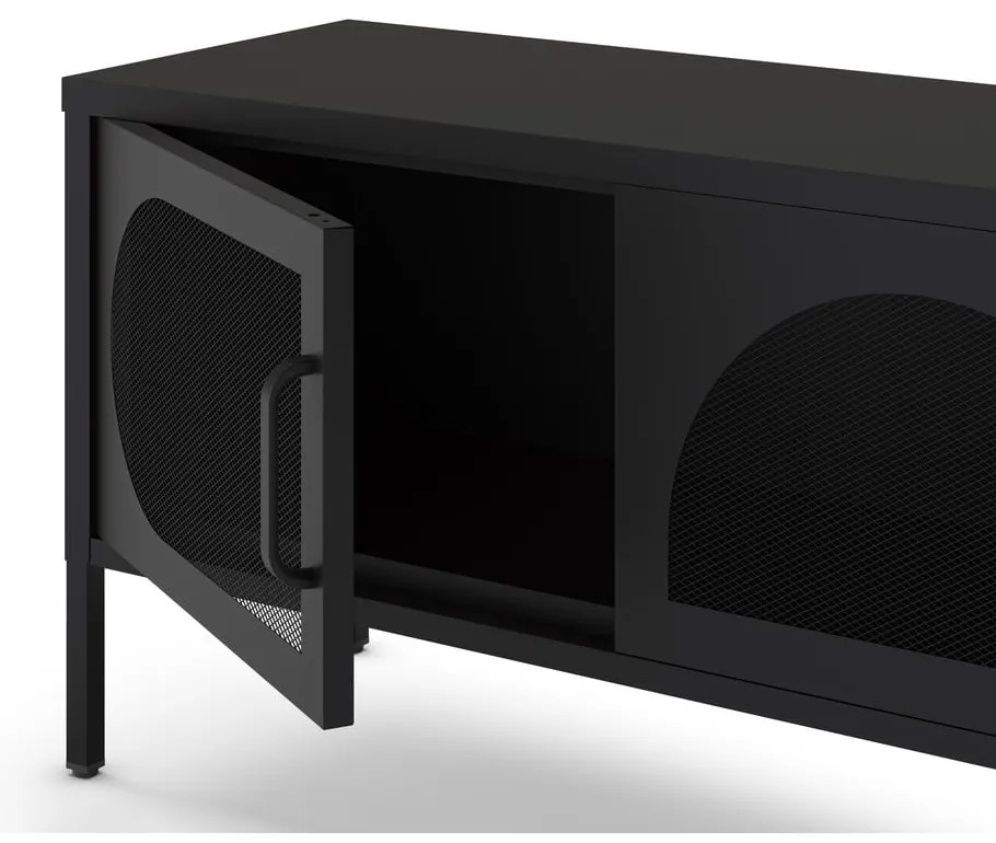 Czarna szafka pod TV 180x50 cm Tayra – Marckeric