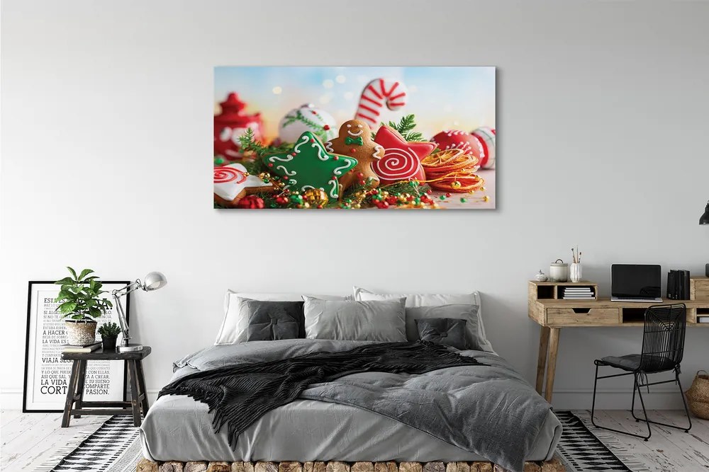 Obraz na płótnie Pierniki i Bombki