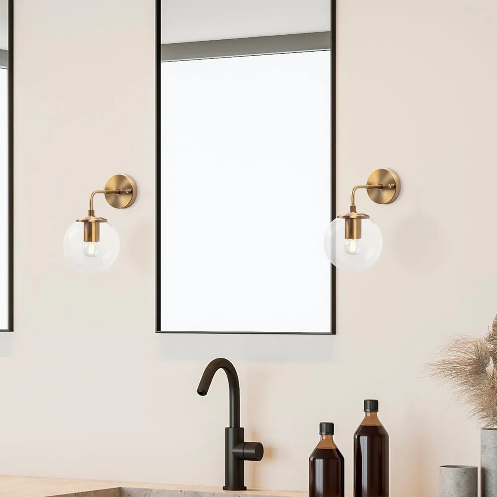 Kinkiet w kolorze mosiądzu ø 15 cm Viran – Opviq lights