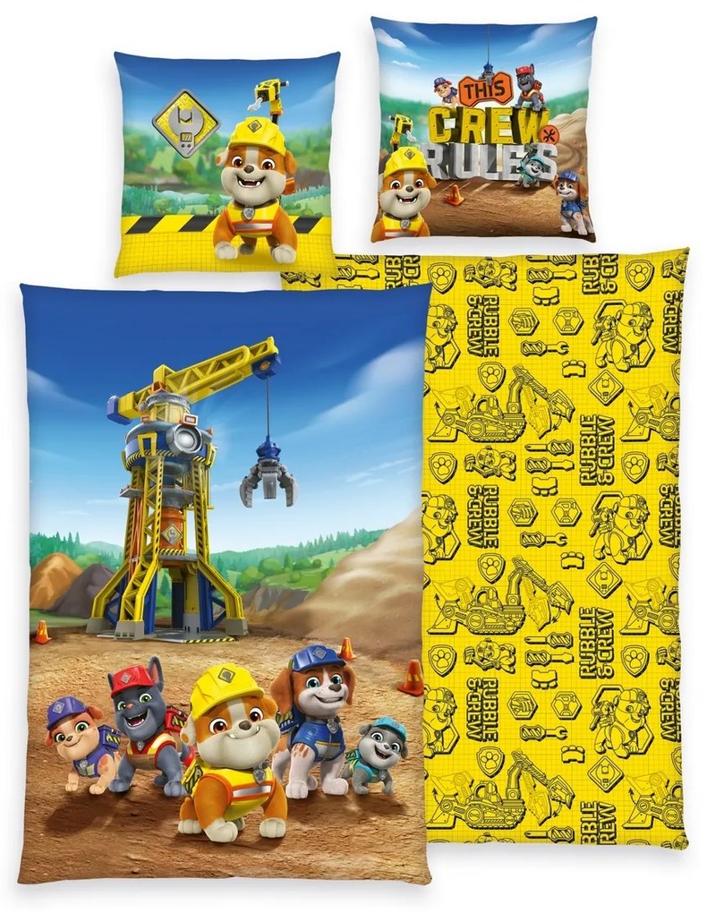 Herding Pościel bawełniana Rubble Crew, 135 x 200 cm, 80 x 80 cm