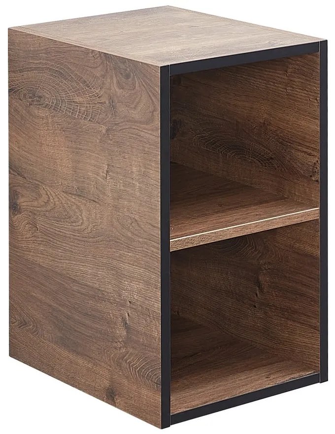 Brązowa szafka wisząca pod umywalkę w dekorze dębu 30x51 cm Set 374 – Pelipal