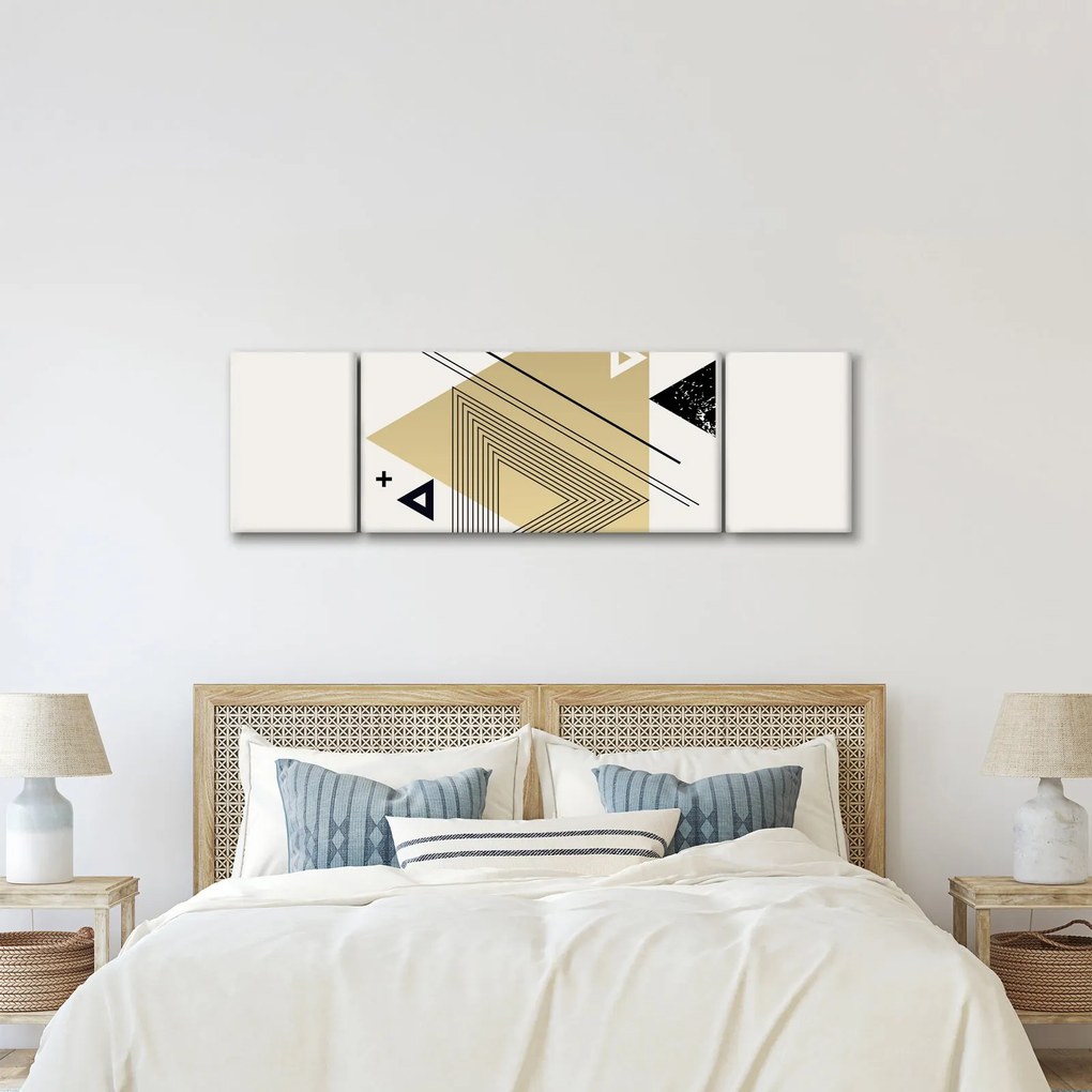 Obraz - Kształty geometryczne N⁰4 (170x50 cm)