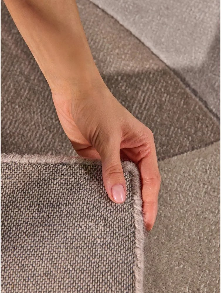 Beżowy wełniany dywan tkany ręcznie 120x170 cm Hackney Clarissa – Ted Baker