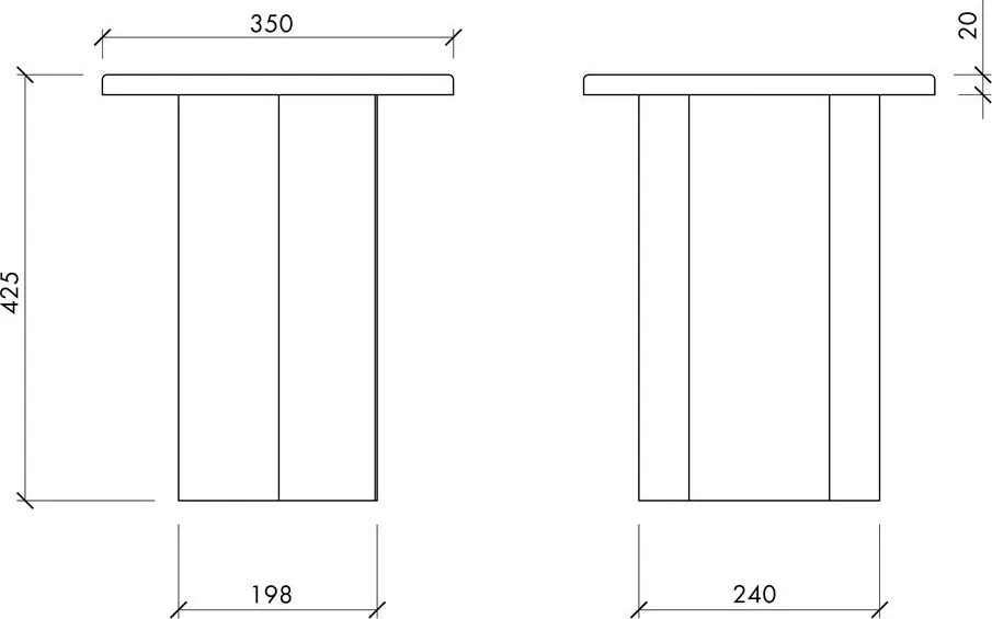 Metalowy okrągły stolik ø 35 cm Sato – noo.ma