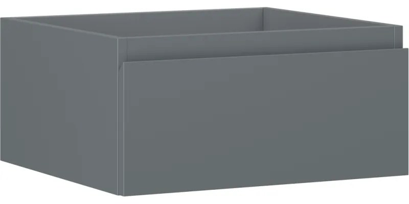 Mexen Orio szafka łazienkowa podumywalkowa 50 cm, 1 szuflada, grafit mat- 91A10-05023-1-BF66