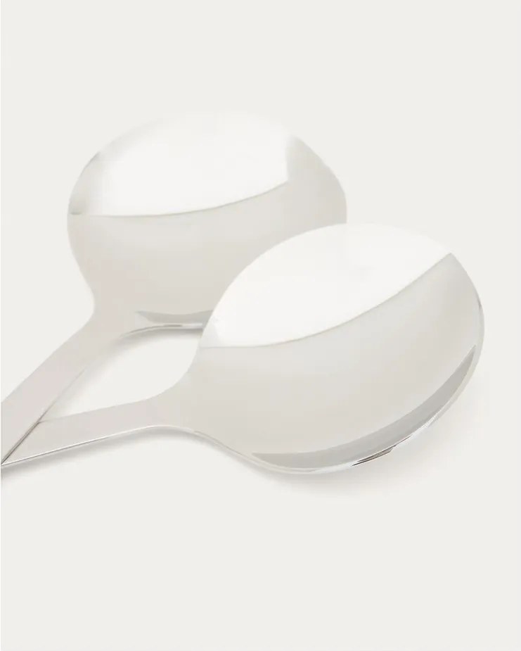 Sztućce do sałatek ze stali nierdzewnej 2 szt. Nirela – Kave Home