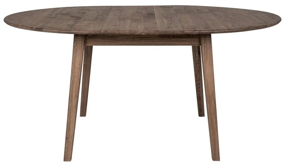 Okrągły rozkładany stół z litego drewna dębowego ø 118 cm Metz – House Nordic