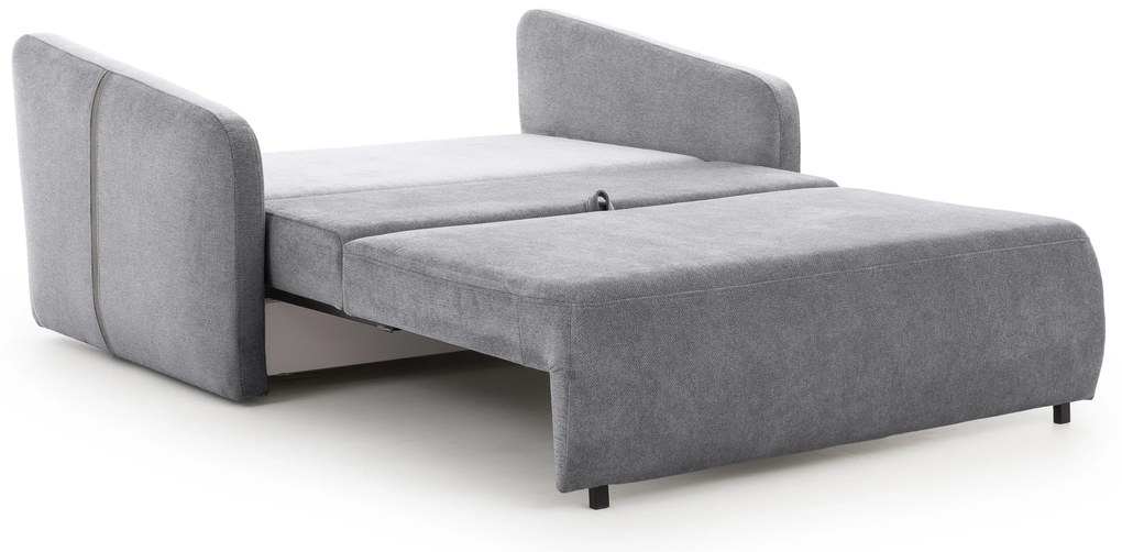 Sofa Zeldia 155 z funkcją spania - szary szenil hydrofobowy Spring 1102