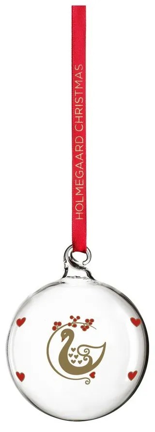 Szklana ręcznie dmuchana bombka ø 6,5 cm Ann-Sofi Romme Annual Christmas Bauble 2025 – Holmegaard