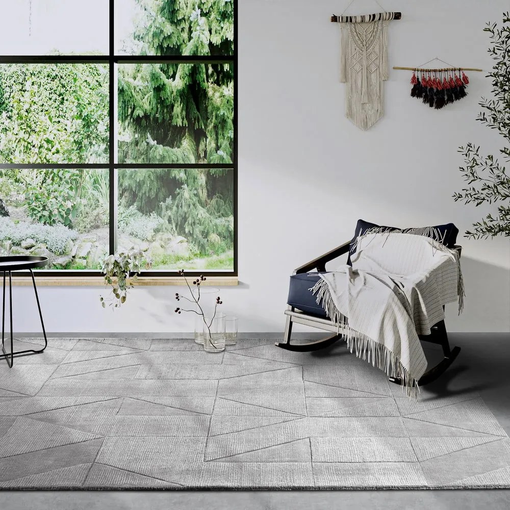 Szary wełniany dywan tkany ręcznie 80x150 cm Ursule – Villeroy&amp;Boch