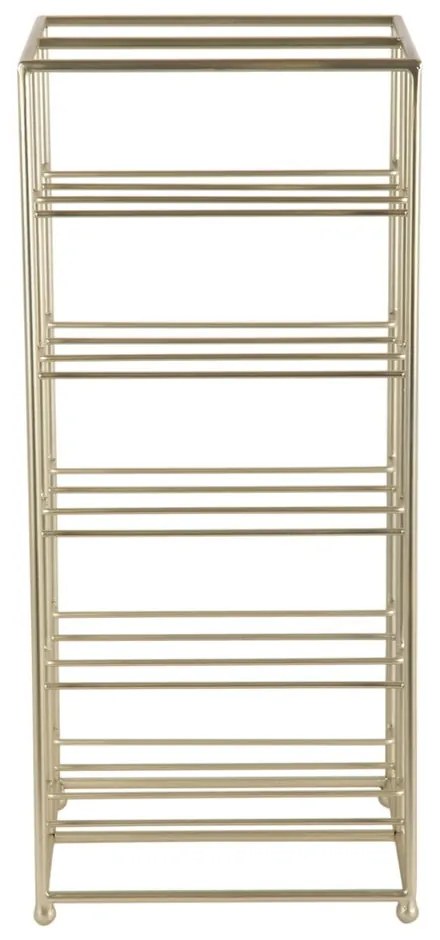 Metalowy regał na wino w kolorze złota liczba butelek 10 25x57x22,5 cm Dual Floor – PT LIVING