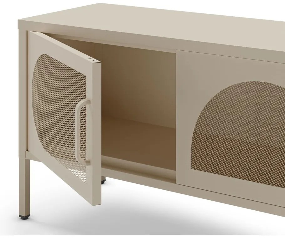 Kremowa szafka pod TV 180x50 cm Tayra – Marckeric