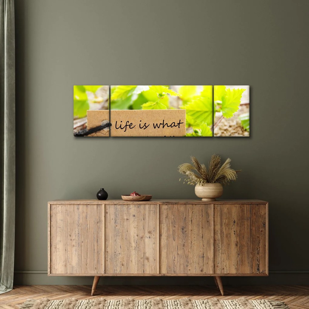 Obraz - Cytat (170x50 cm)