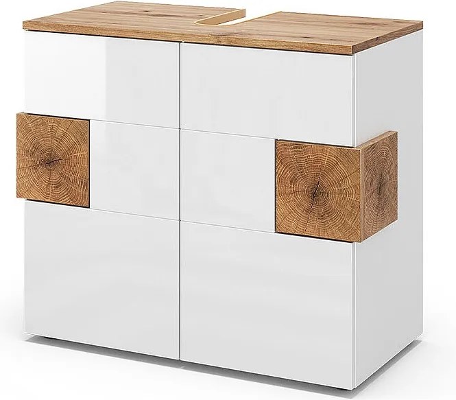 Szafka pod umywalkę biały 73.1x37x64 eden