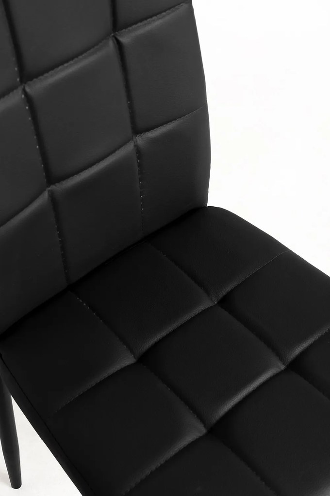 Zestaw 4 Krzese Lan Ekoskóra