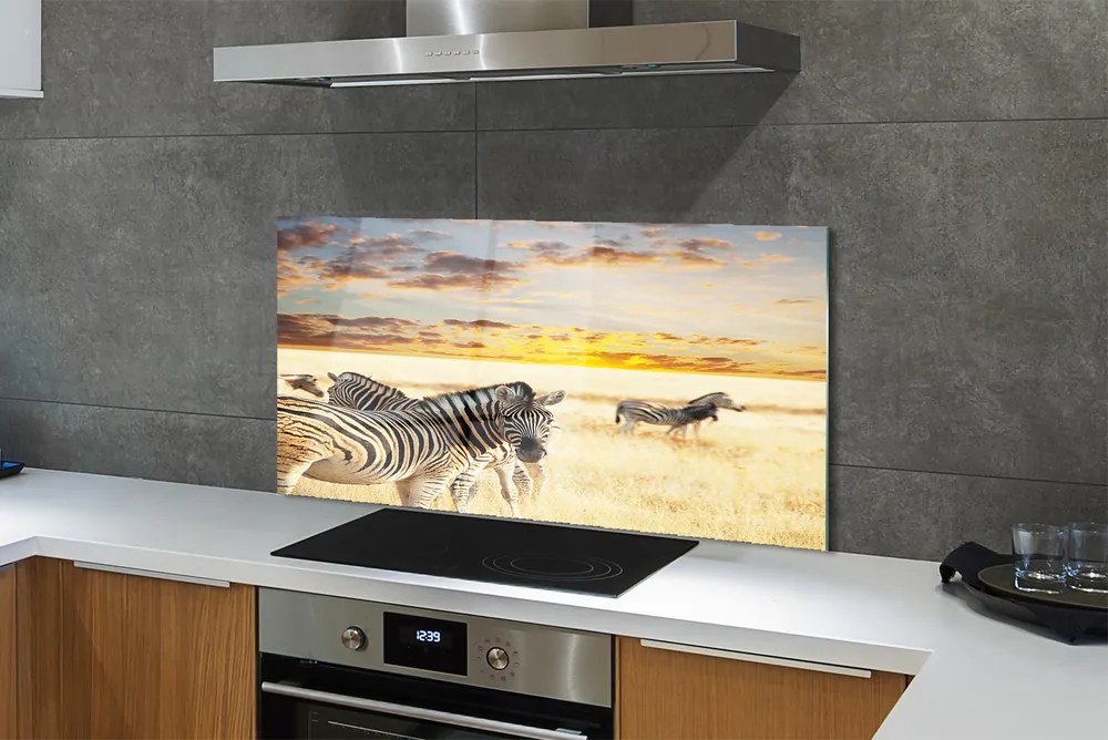 Panel nad Blat Kuchenny Zebry w Złotej Godzinie