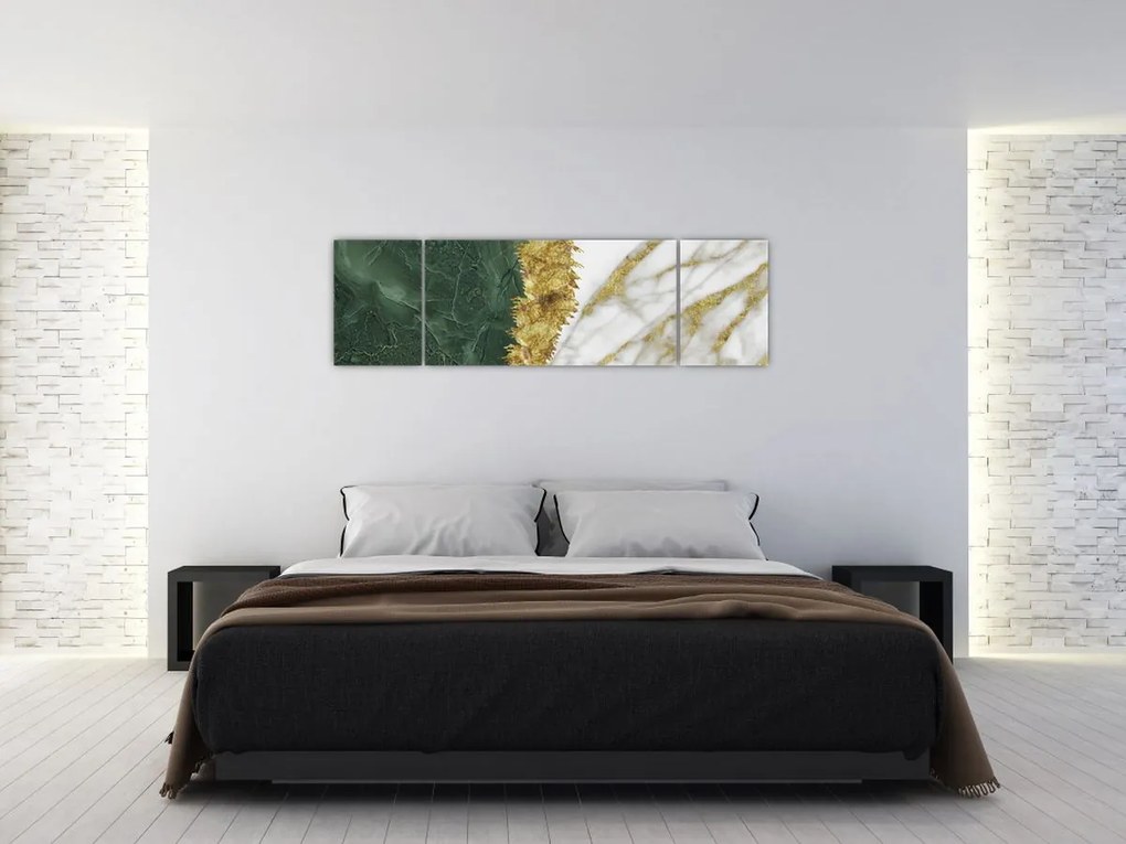 Obraz - Zielony marmur N⁰1 (170x50 cm)