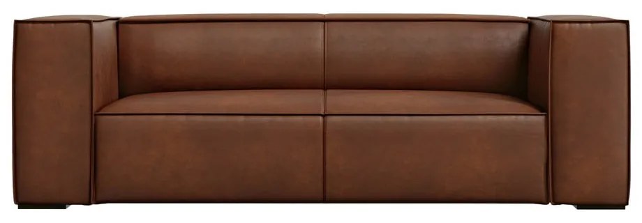 Koniakowa skórzana sofa 212 cm Madame – Windsor &amp; Co Sofas