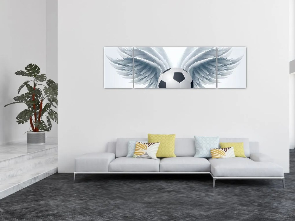Obraz - Balon ze skrzydłami (170x50 cm)