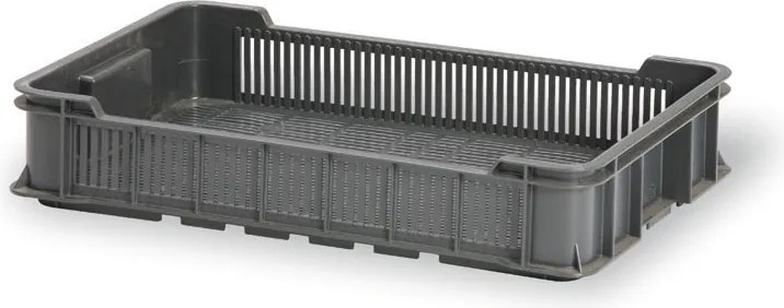 Pojemniki z tworzywa sztucznego uniwersalne, 600 x 400 x 116 mm (OZN 15-10)