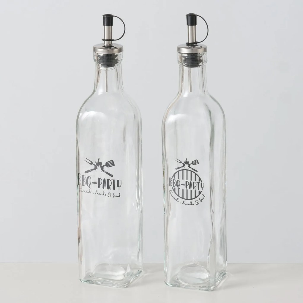 Butelki na dressing z dozownikiem BBQ, 500 ml, 2 szt.