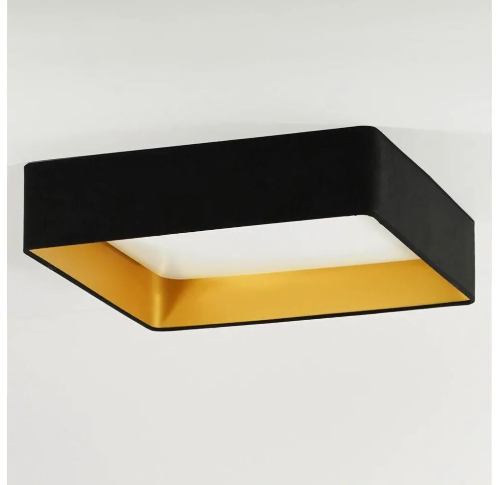 Brilagi - LED lampa sufitowa VELVET SQUARE LED/24W/230V czarna