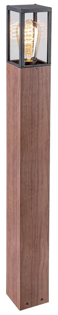 Rabalux 7197 lampa zewnętrzna słupek z drewnianymi elementami Wales