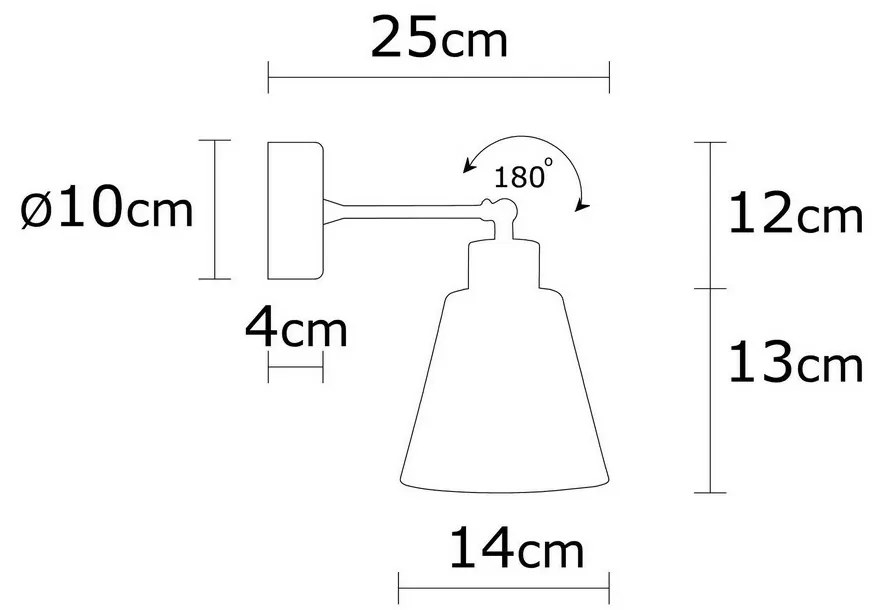 Kinkiet lampa ścienna Manavgat - N-618, biały