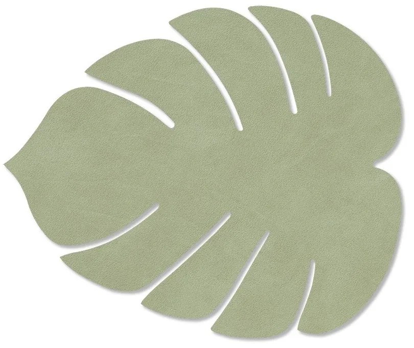 Mata stołowa ze skóry ekologicznej 22x26 cm Monstera Leaf Nupo – LIND DNA