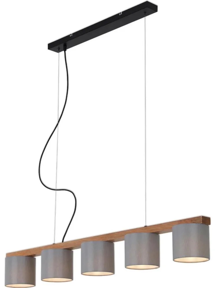 Briloner 4075-054 - Żyrandol na lince 5xE14/25W/230V