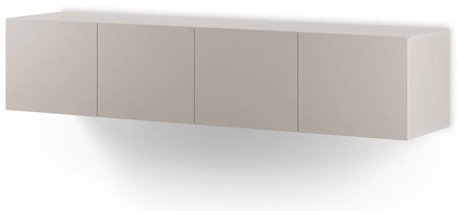 Kremowa szafka pod TV 180x38x35 cm Daroca – Marckeric
