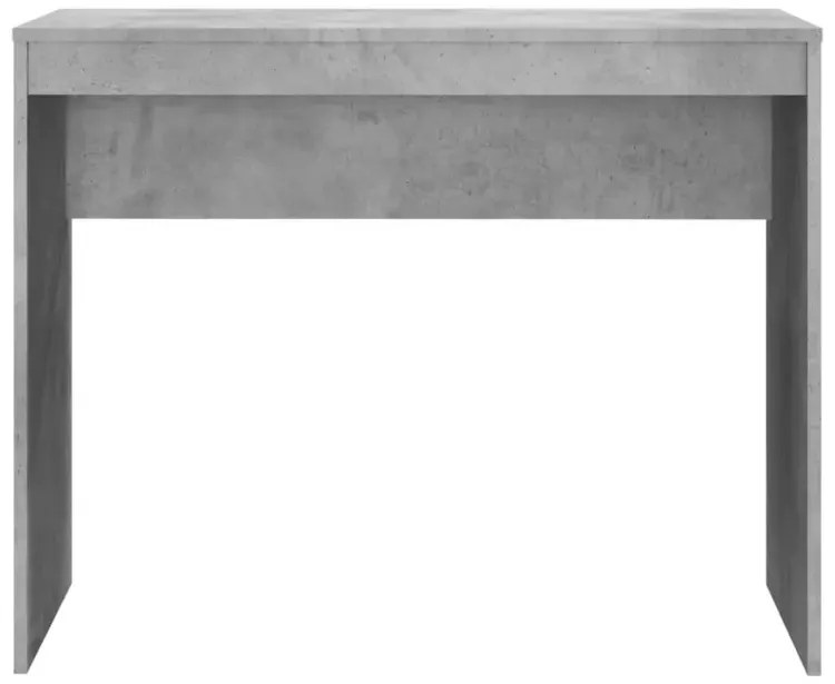 Szare małe biurko proste beton K7-M94