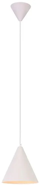 Biała metalowa lampa wisząca - 19X V014 M9-F21