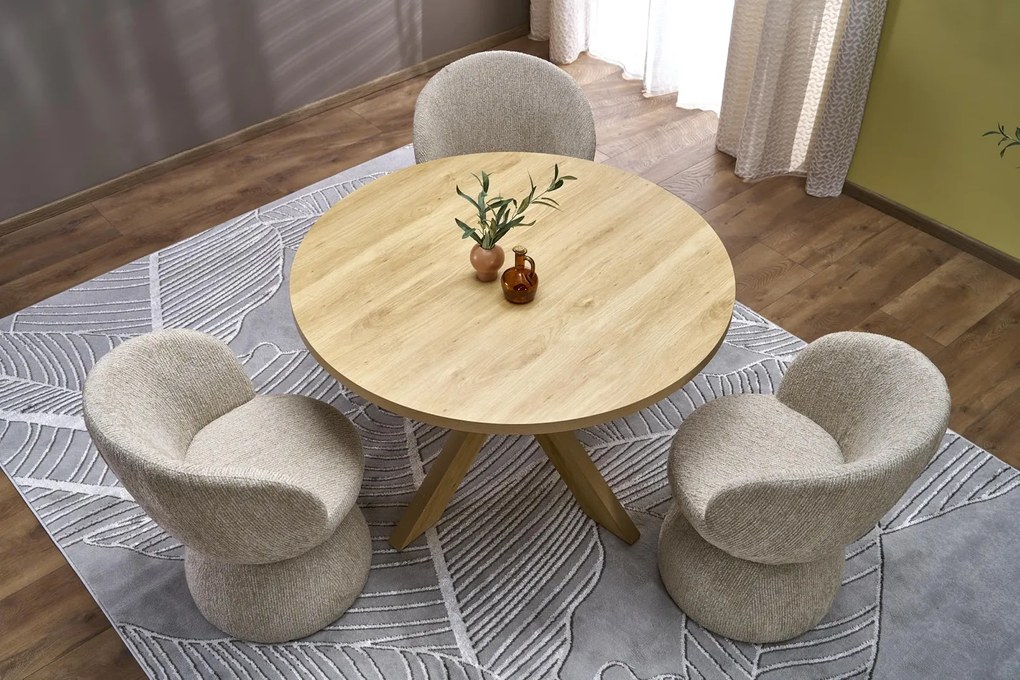 Okrągły nierozkładany stół Morus Halmar