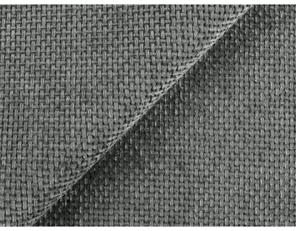 Szare tapicerowane łóżko dwuosobowe ze schowkiem i stelażem 180x200 cm Keoni – Makamii