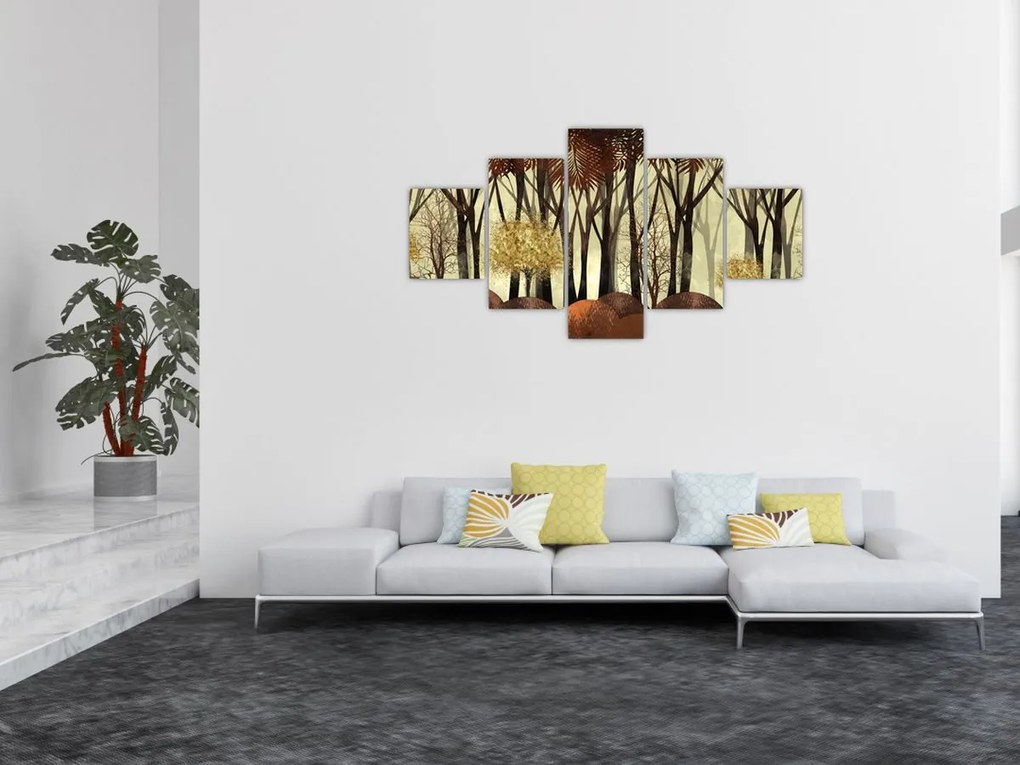 Obraz - Las dekoracyjny (125x70 cm)