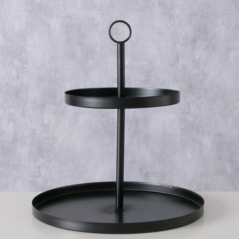 Metalowy stojak Samina, patera, Ø 30 cm