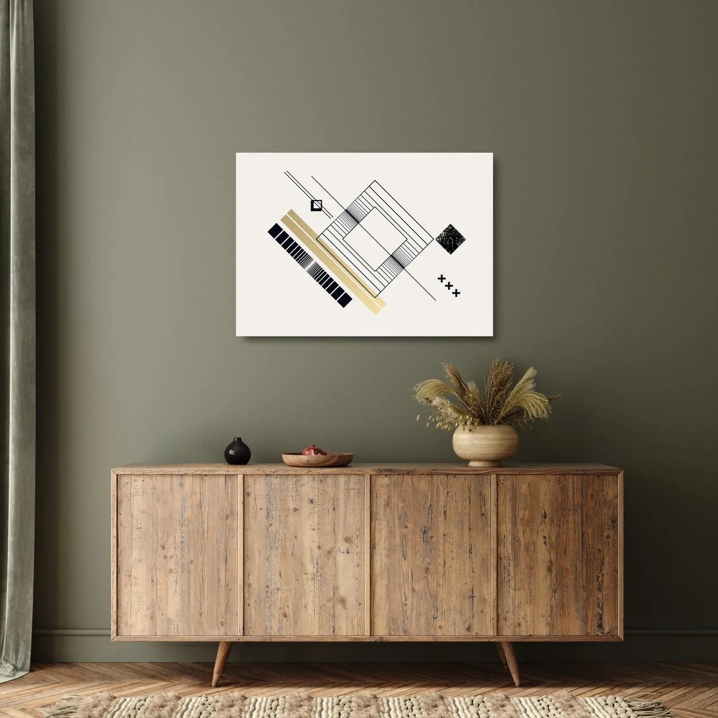 Obraz na szkle - Kształty geometryczne N⁰6 (70x50 cm)